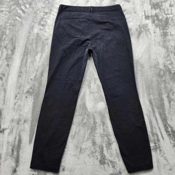 Old Navy Pants Womens 8 Black Skinny Ankle Uniform Pant Stretch Cotton Office - Picture 3 of 11